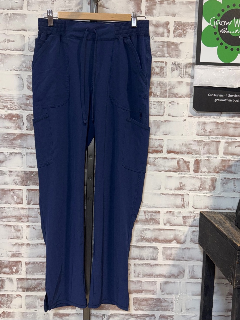 Scrub star Navy Cargo Jogger Pants adult small